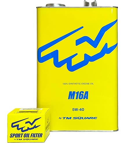 Amazon.co.jp: TM-SQUARE（TMｽｸｴｱ） ｴﾝｼﾞﾝｵｲﾙ M16A 5W-40 4.5L